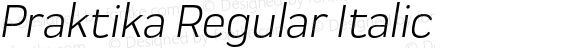 Praktika Regular Italic