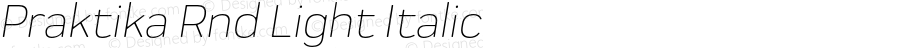 Praktika Rnd Light Italic