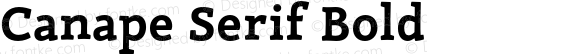 Canape Serif Bold