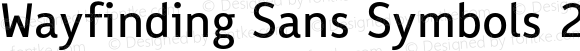 Wayfinding Sans Symbols 2 Regular