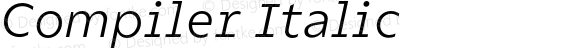 Compiler Italic