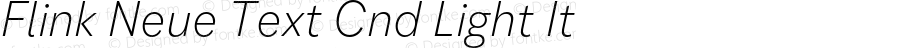 Flink Neue Text Cnd Light It