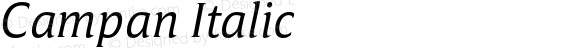 Campan-RegularItalic