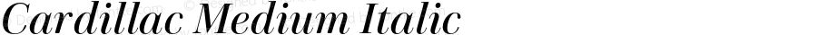 Cardillac Medium Italic