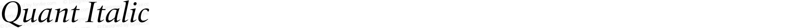 Quant Italic