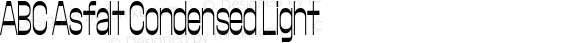 ABC Asfalt Condensed Light