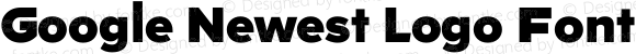 Google Newest Logo Font Black Version 2.003 June 5, 2015