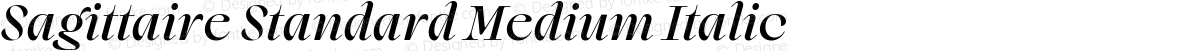 Sagittaire Standard Medium Italic