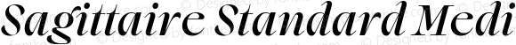 Sagittaire Standard Medium Italic