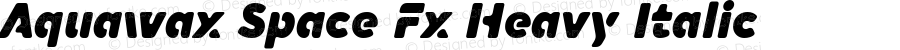 Aquawax Space Fx Heavy Italic