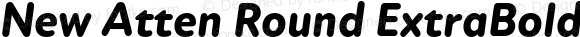 New Atten Round ExtraBold Italic