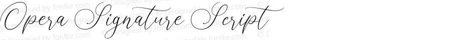 Opera Signature Script