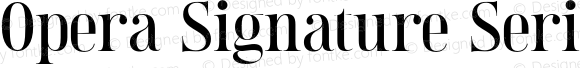 Opera Signature Serif