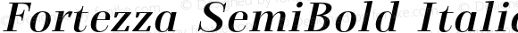 Fortezza SemiBold Italic