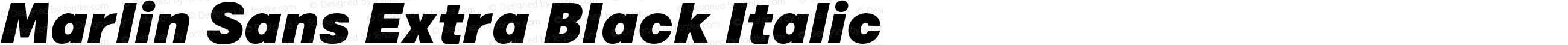 MarlinSans-ExtraBlackItalic