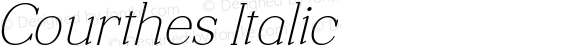 Courthes Italic