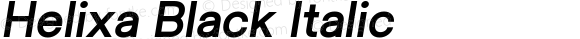 Helixa Black Italic