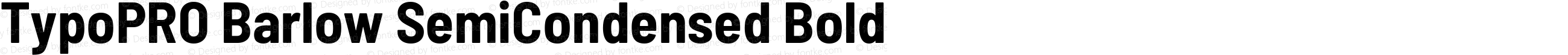 TypoPRO Barlow Semi Condensed Bold