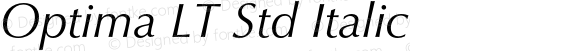 OptimaLTStd-Italic