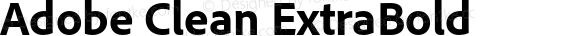 AdobeClean-ExtraBold