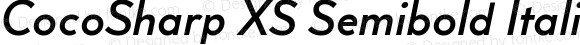 CocoSharp XS Semibold Italic