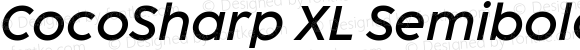 CocoSharp XL Semibold Italic