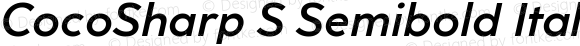 CocoSharp S Semibold Italic