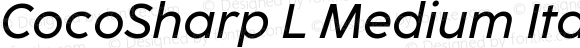 CocoSharp L Medium Italic