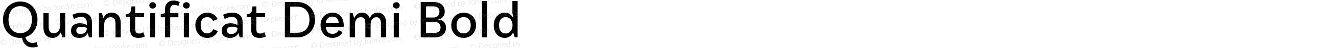 Quantificat Demi Bold