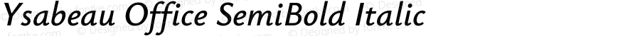 Ysabeau Office SemiBold Italic
