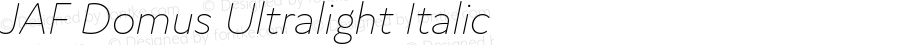 JAF Domus Ultralight Italic