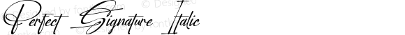 Perfect Signature Italic