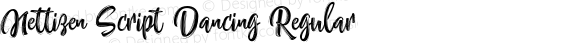 Nettizen Script Dancing Regular Version 1.000