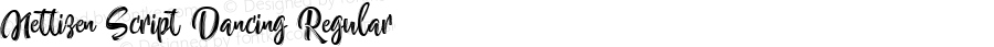 Nettizen Script Dancing Regular Version 1.000