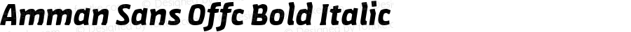 Amman Sans Offc Bold Italic Version 7.504; 2010; Build 1020
