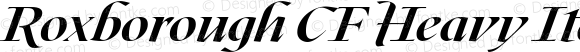 Roxborough CF Heavy Italic