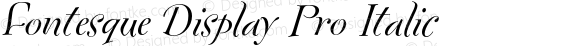 FontesqueDisplayPro-Italic