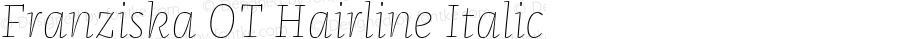 FranziskaOT-HairlineItalic