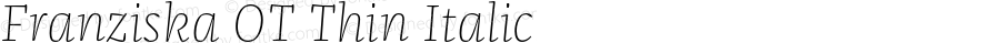 FranziskaOT-ThinItalic