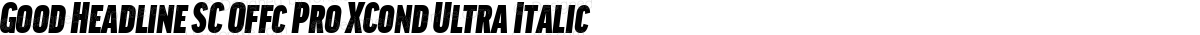 Good Headline SC Offc Pro XCond Ultra Italic