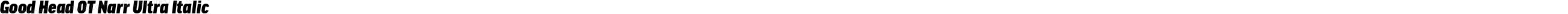 Good Head OT Narr Ultra Italic