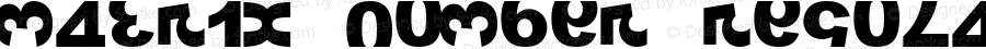 Matrix Number Regular Version 0.000