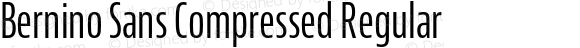 Bernino Sans Compressed Regular