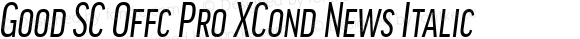 Good SC Offc Pro XCond News Italic