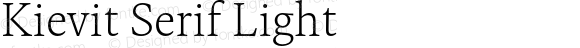 Kievit Serif Light