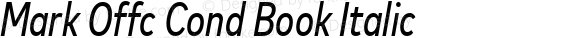 Mark Offc Cond Book Italic