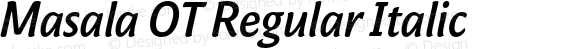 Masala OT Regular Italic