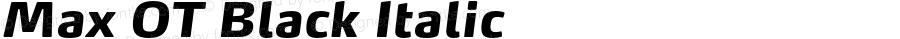 MaxOT-BlackItalic