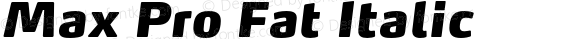 MaxPro-FatItalic