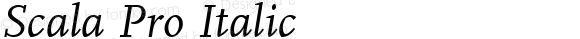 Scala Pro Italic